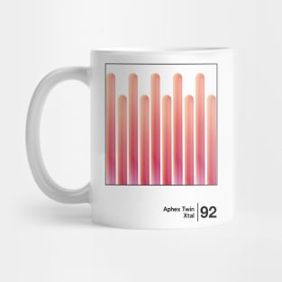 Aphex Twin - Xtal / Minimalist Style Graphic Design Mug